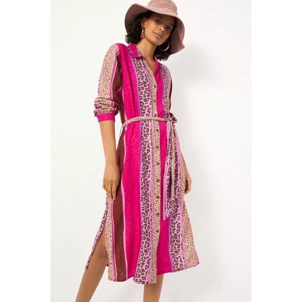 Anthropologie Renela Midi Shirtdress x Bl-nk